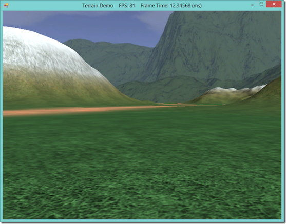 DirectX10-compatible Terrain rendering with LOD