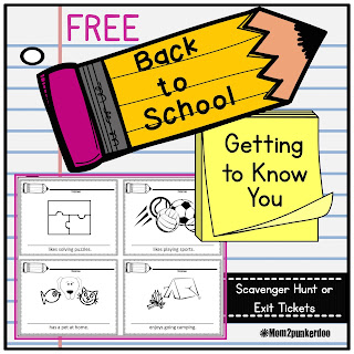 Back to school freebie