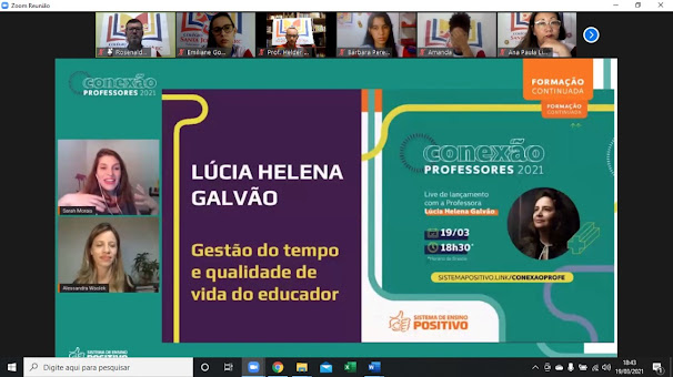 Conexão professores 2021 acontece e conecta todos os professores do colégio Santa Joana D’Arc.