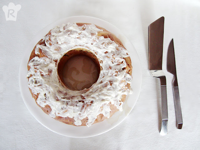 Bundt cake de salmón ahumado