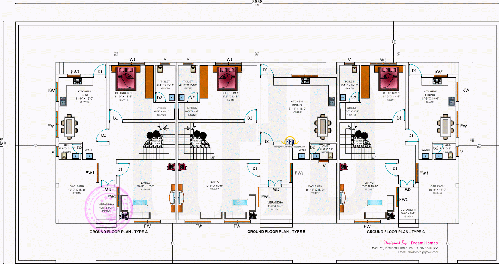 Row House Design And Plans Kerala Home Design And Floor Plans 8000 Houses