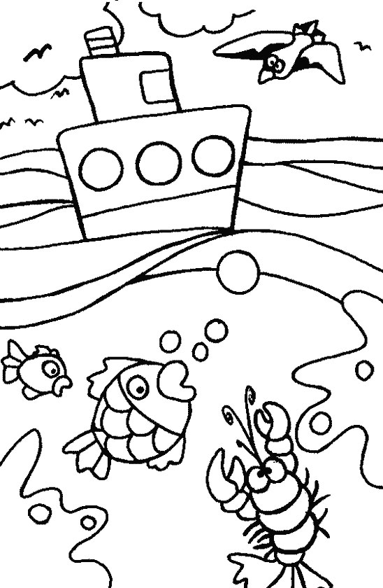  Summer Coloring Sheets For Kids 9