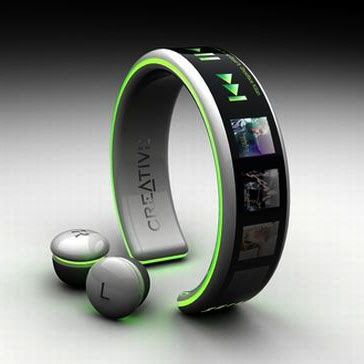 Creative  Player on Gadget Ideaz  Mp3 Player Creative  Listen To The Music From The Wrist