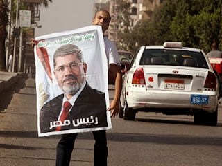 Foto Presiden Mursi (foto NYTimes)