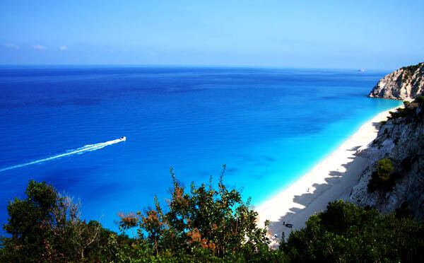 33 Amazing Beaches From Around The World - Egremni, Lefkada, Greece