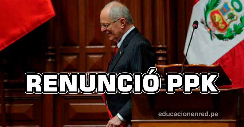 RENUNCIÓ PPK: Presidente Pedro Pablo Kuczynski dimitió al mando presidencial [VIDEO]