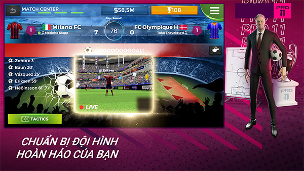 Pro 11 - Football Manager Game - Tải app trên Google Play a2