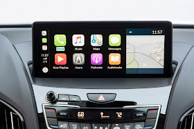 2019 Acura RDX entertainment interface showing Apple CarPlay