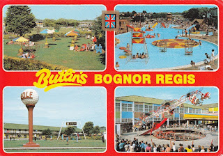 Butlin's Bognor Regis postcard by Golden Shield. Postally used 2 Sep 1985