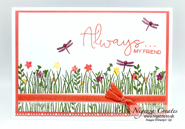 Nigezza Creates with Stampin' Up! and Field Of Flowers & Ornate Borders