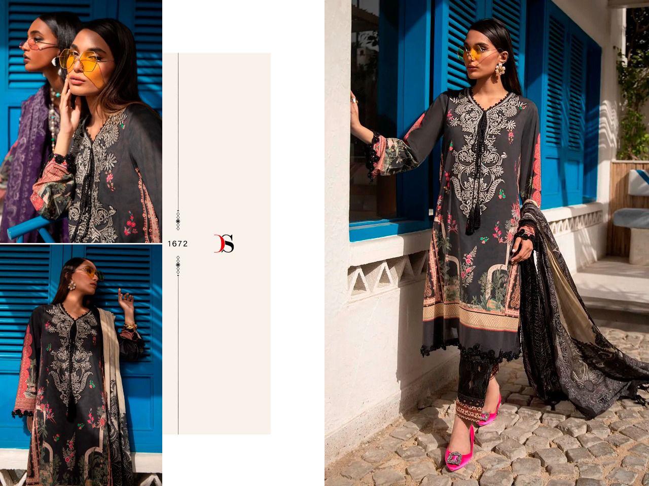 Deepsy Sana Safinaz Muzlin 22 - 3 Pakistani Suits Catalog Lowest Price