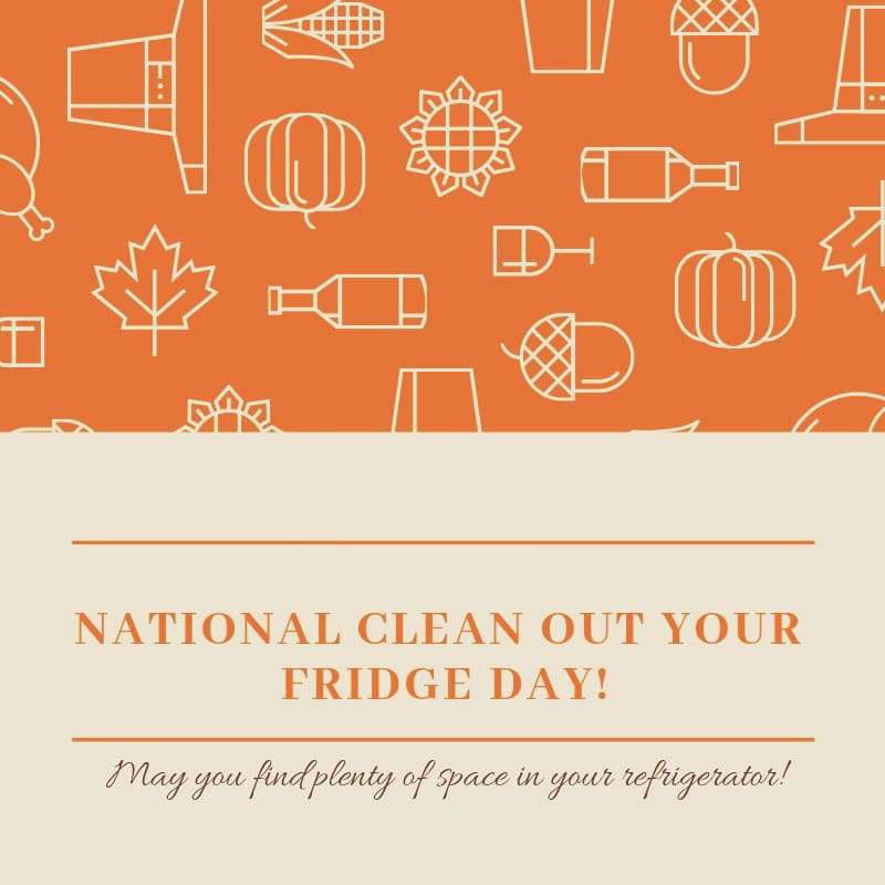 National Clean Out Your Fridge Day Wishes Unique Image