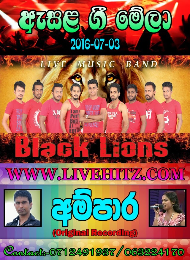 BLACK LIONS LIVE IN AMPARA 2016-07-03