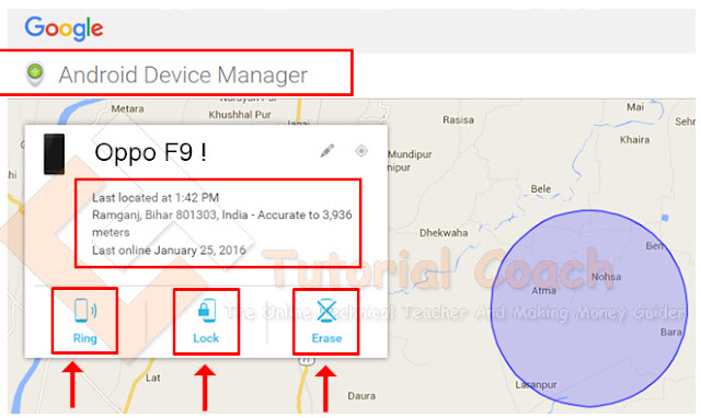 How to find your Lost Android Phone without any App?