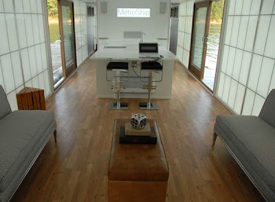 The MetroShip Contemporary Luxury Houseboat