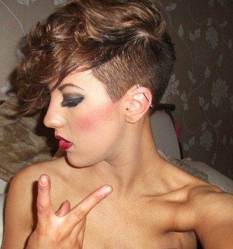 Shaved Sides Hairstyles For Girls