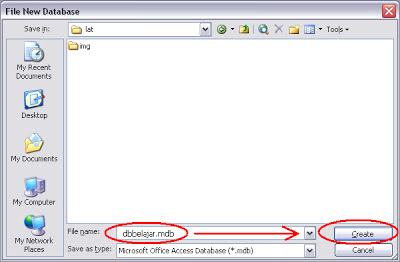 Cara Membuat Database Dengan Microsoft Office Access 2003