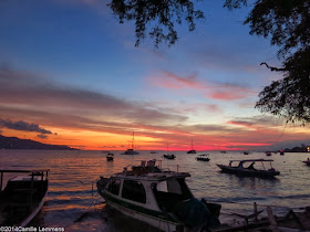 Sunset Gili Air, Indonesia