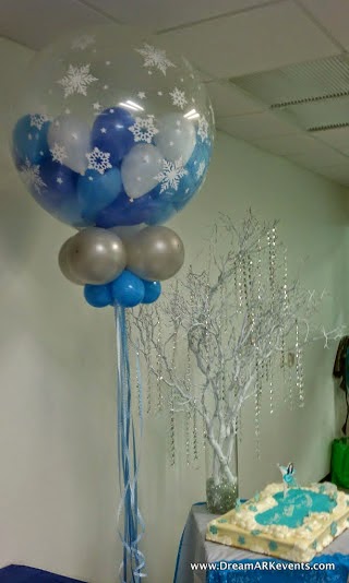  winter theme balloons decoraion