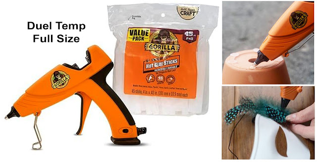 Annie Lang recommends Gorilla brand glue gun for art and crafts projects because Annie Things Possible when it sticks!