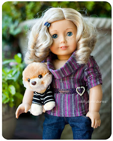 Meet our American Girl doll, Hollie. Read 18 inch doll diaries at our American Girl Doll House. Visit our 18 inch dolls dollhouse!