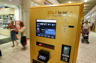 ATM that Dispense Gold Bars gold to go