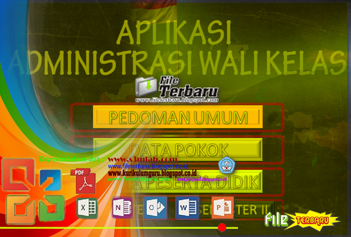 Aplikasi Administrasi Wali Kelas Lengkap