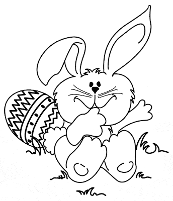 Easter Bunny Coloring Pages 