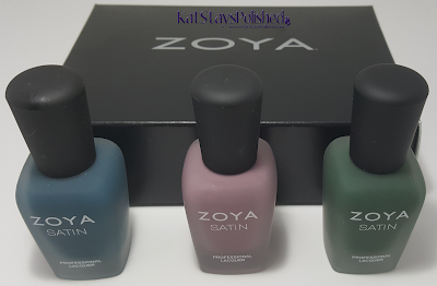 Zoya NYFW Satin Trio 2015 | Kat Stays Polished