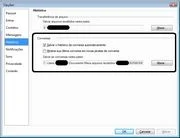 apagar as conversas do msn