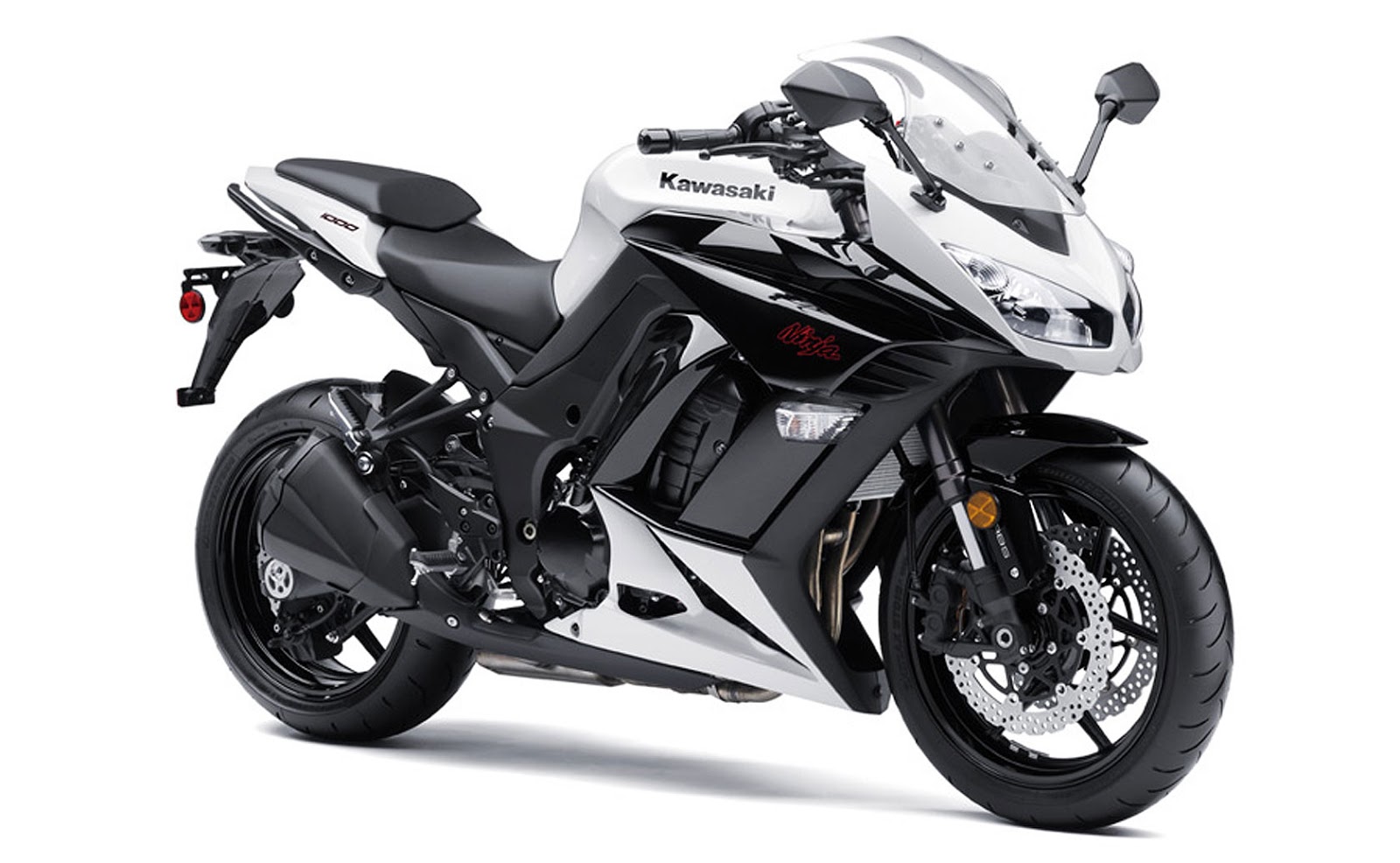 honda cbr 600 white and black White 2013 Kawasaki Ninja 1000 ABS White Bike