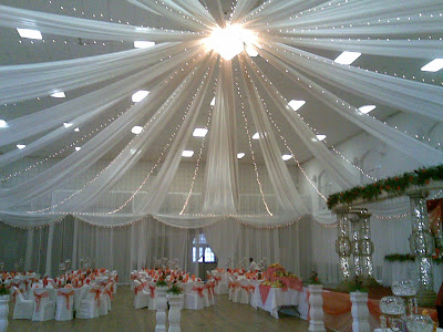 Ceiling Decorations For Wedding Reception