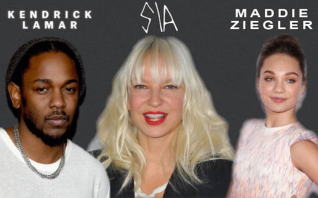 Kendrick Lamar, Sia y Maddie Ziegler