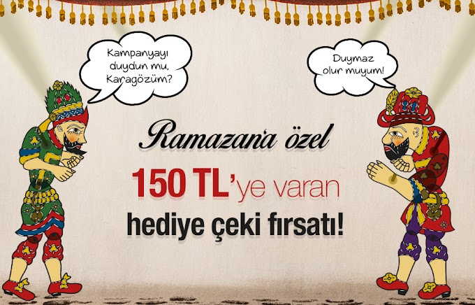 KLİKSA DA 150 TL HEDİYE ÇEKİ