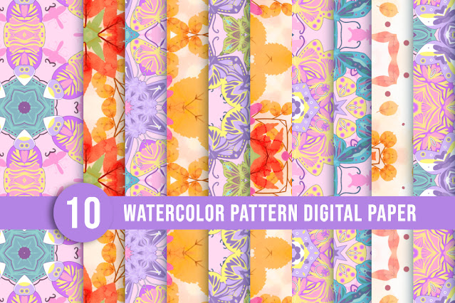 Modern batik seamless pattern design free download