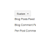 How to Change site's feed settings?