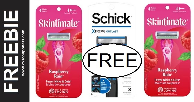 FREE Schick Disposable Razors at CVS 12/4-12/10