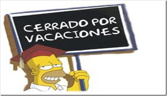 Cerrado por vacaciones