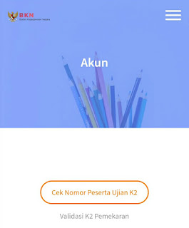 Cara Cek Nomor Ujian K-2 di situs Helpdesk SSCN 2019