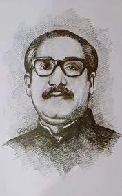 Sheikh Mujib Painting - Sheikh Mujibur Rahman Painting - Bangabandhu Painting - bongobondhur chobi png