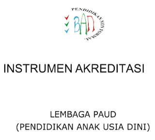 Instrumen Akreditasi PAUD Format Word Gratis