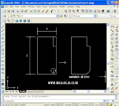 Tutorial Membuat Kusen Pintu Detail 3D Dengan Program AutoCAD