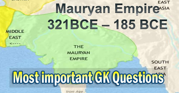 50+ Mauryan Empire MCQ Questions and Answers of Indian History