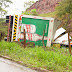 Caminhão tomba próximo a usina Cana Brava 