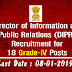 Director of Information and Public Relations (DIPR) Recruitment for 18 Grade-IV Posts