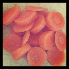 chopped carrots