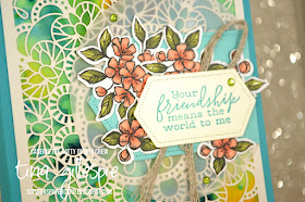 scissorspapercard, Stampin' Up!, CASEing The Catty, Bird Ballad Suite, Pigment Sprinkles