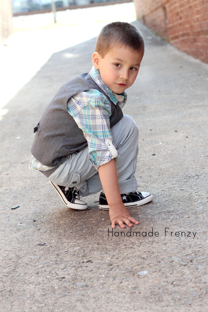 School Boy Vest - Pattern by Sew Much Ado