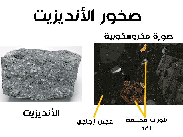 خصائص الصخور الصهارية المتشكلة على مستوى مناطق الطمر