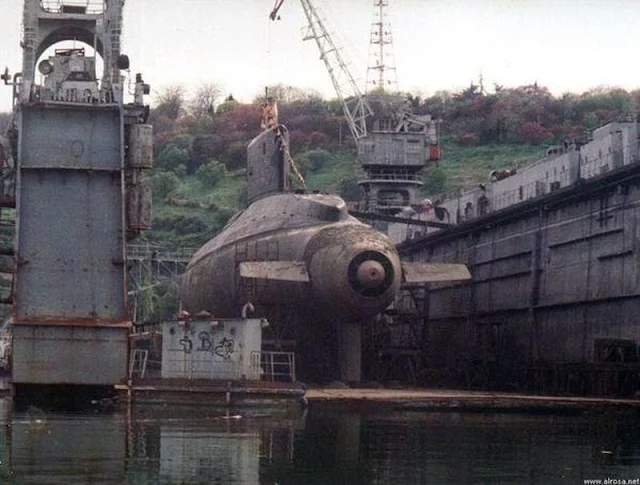 El único submarino proyecto 877 (clase Kilo) con pump- jet